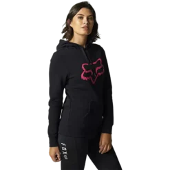 Fox Racing Womens Boundary Black/Pink Pullover Hoodie -Cycling Equipment Shop 26523285 3