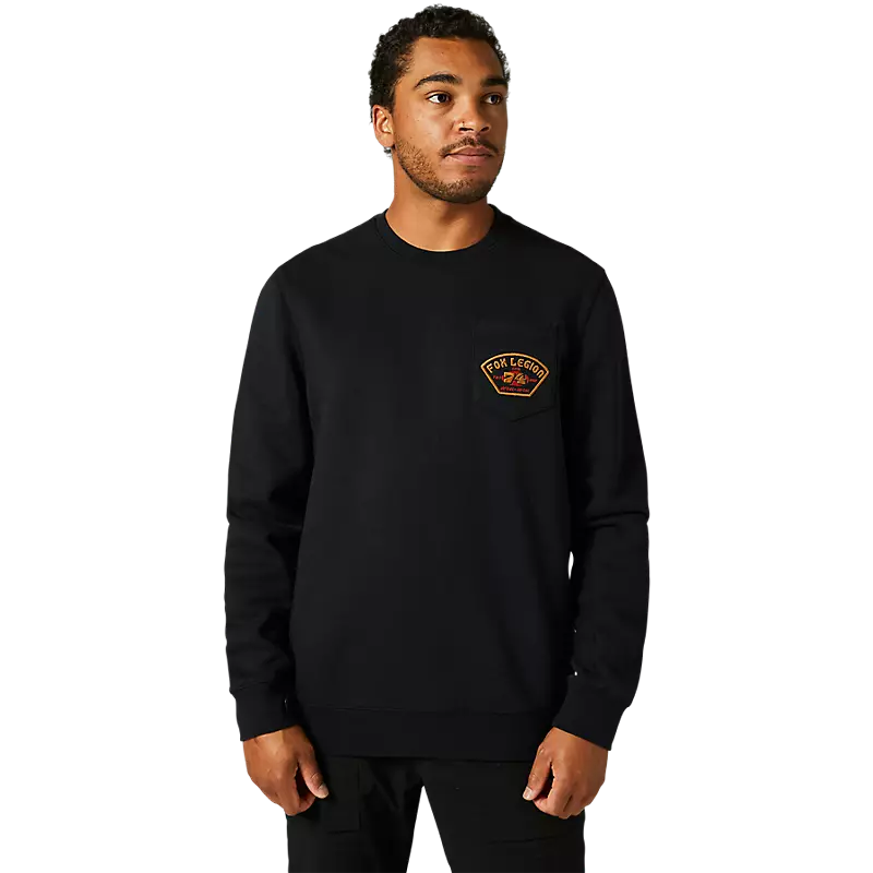 Fox Racing At Bay Crew Sweatshirt 1 Fox Racing At Bay Crew Sweatshirt