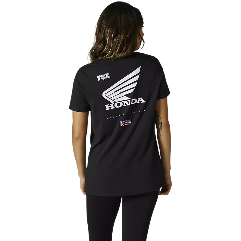 Fox Racing Womens Fox X Honda Tee 2 Fox Racing Womens Fox X Honda Tee - Image 2