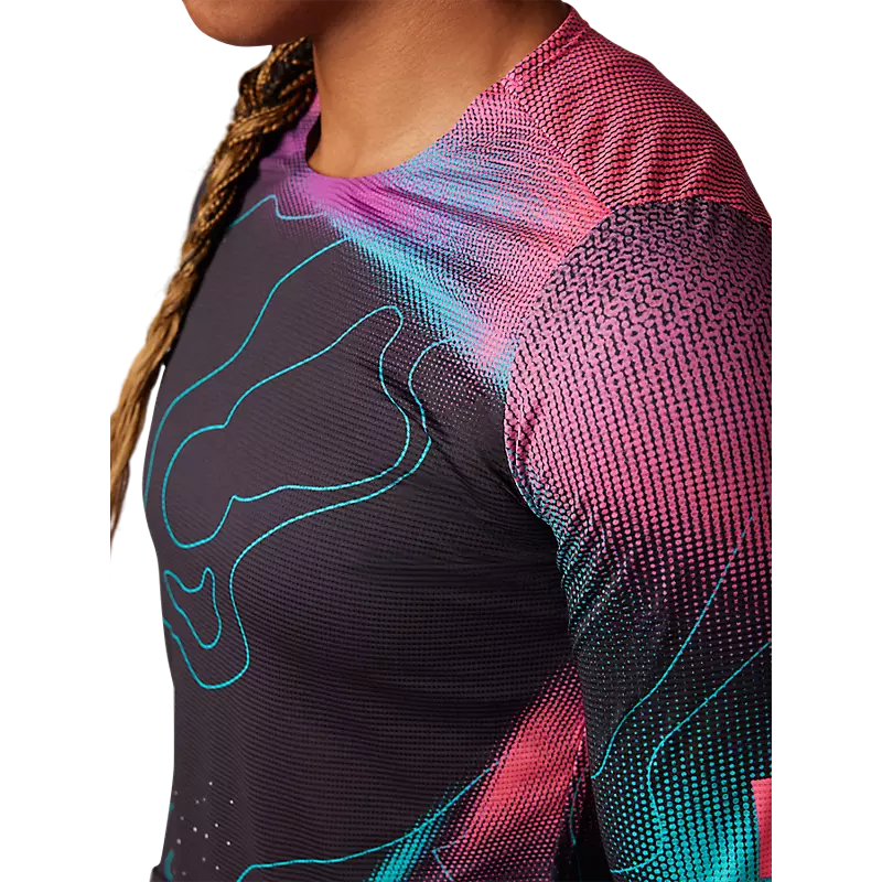 Fox Racing Womens Flexair Lunar Long Sleeve Jersey 4 Fox Racing Womens Flexair Lunar Long Sleeve Jersey - Image 4