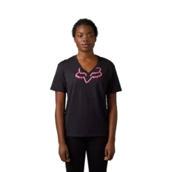Fox Racing Womens Boundary Black/Pink Tee