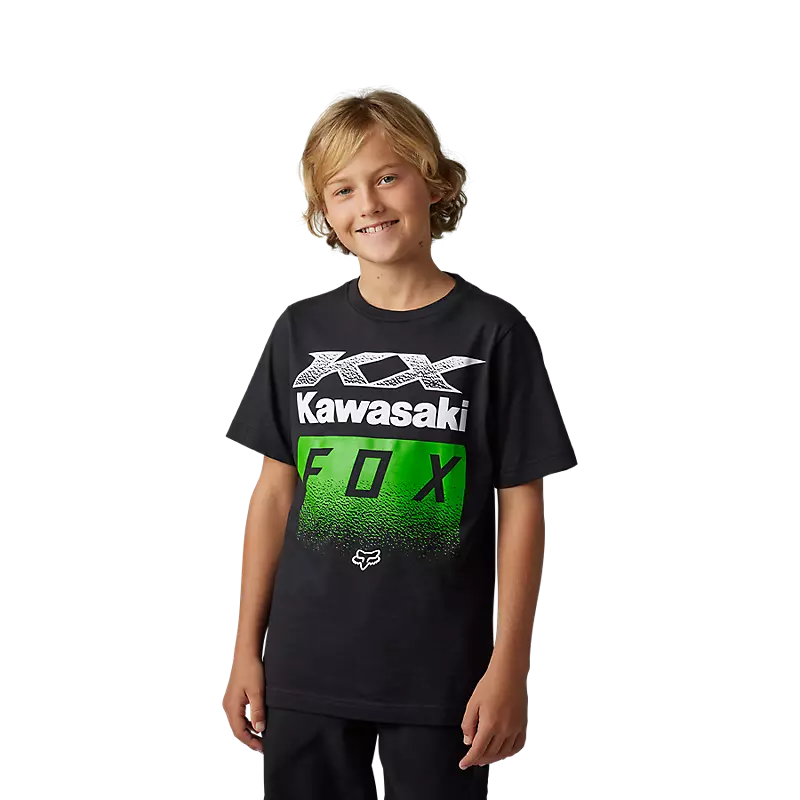 Fox Racing Youth Fox X Kawasaki Tee 1 Fox Racing Youth Fox X Kawasaki Tee